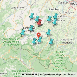 Mappa Via Ca Bagnoli di Sotto, 42010 Toano RE, Italia (12.63929)