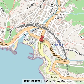 Mappa Via San Francesco, 15/8, 16036 Recco, Genova (Liguria)