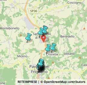 Mappa Via Poliziano, 41026 Pavullo nel Frignano MO, Italia (2.08)