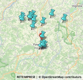 Mappa Via Poliziano, 41026 Pavullo nel Frignano MO, Italia (6.62533)