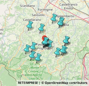 Mappa Via Poliziano, 41026 Pavullo nel Frignano MO, Italia (11.0305)