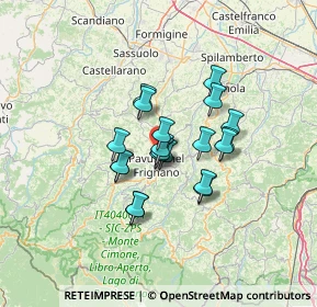 Mappa Via Poliziano, 41026 Pavullo nel Frignano MO, Italia (9.4785)