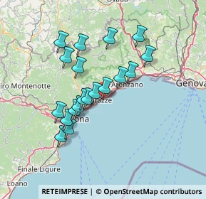 Mappa Via Guglielmo Marconi, 17018 Varazze SV, Italia (12.40895)