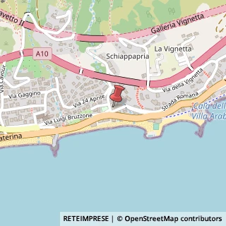 Mappa Via Guglielmo Marconi, 17, 17019 Varazze, Savona (Liguria)