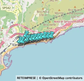 Mappa Via Guglielmo Marconi, 17018 Varazze SV, Italia (0.6015)