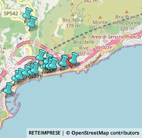 Mappa Via Guglielmo Marconi, 17018 Varazze SV, Italia (0.99111)