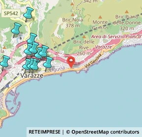 Mappa Via Guglielmo Marconi, 17018 Varazze SV, Italia (1.275)