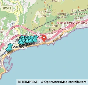 Mappa Via Guglielmo Marconi, 17018 Varazze SV, Italia (0.98688)