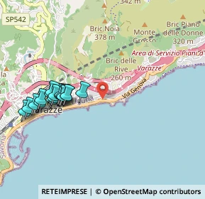 Mappa Via Guglielmo Marconi, 17018 Varazze SV, Italia (1.03765)