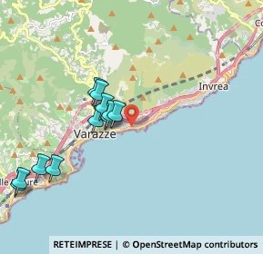 Mappa Via Guglielmo Marconi, 17018 Varazze SV, Italia (1.94182)