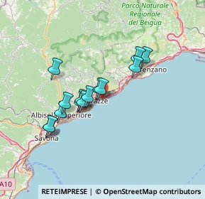 Mappa Via Guglielmo Marconi, 17018 Varazze SV, Italia (5.79429)