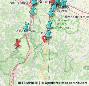Mappa Via Fondovalle Savena, 40060 Pianoro BO, Italia (10.8705)