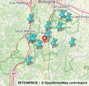 Mappa Via Fondovalle Savena, 40060 Pianoro BO, Italia (6.44917)