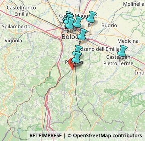 Mappa Via Fondovalle Savena, 40060 Pianoro BO, Italia (14.15769)