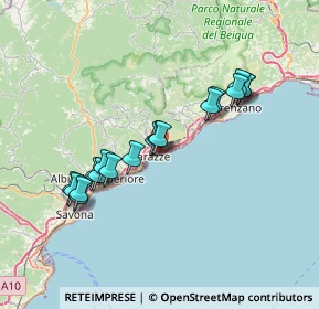 Mappa Salita Cavetto, 17019 Varazze SV, Italia (6.78389)