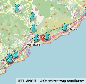 Mappa Salita Cavetto, 17019 Varazze SV, Italia (2.60769)