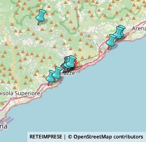 Mappa Salita Cavetto, 17019 Varazze SV, Italia (2.88545)