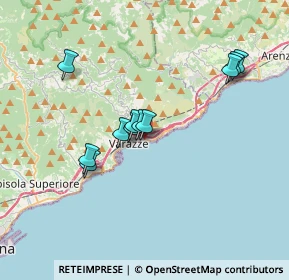 Mappa Salita Cavetto, 17019 Varazze SV, Italia (3.08)
