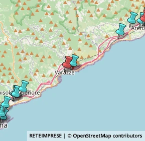 Mappa Salita Cavetto, 17019 Varazze SV, Italia (7.309)