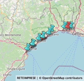 Mappa Salita Cavetto, 17019 Varazze SV, Italia (10.13917)