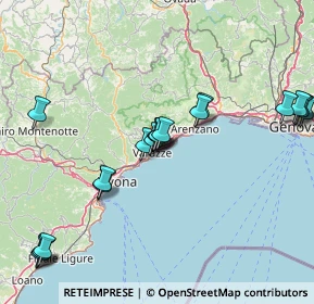 Mappa Salita Cavetto, 17019 Varazze SV, Italia (17.8135)