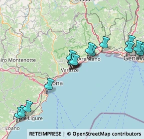 Mappa Salita Cavetto, 17019 Varazze SV, Italia (16.82294)