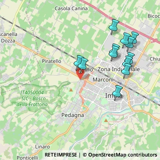 Mappa Via Belvedere, 40026 Imola BO, Italia (2.22667)