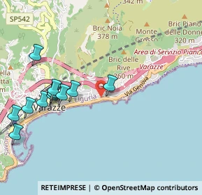 Mappa Via Guglielmo Marconi, 17019 Varazze SV, Italia (1.13833)