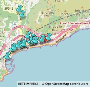 Mappa Via Guglielmo Marconi, 17019 Varazze SV, Italia (0.92222)