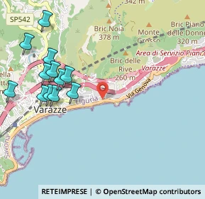 Mappa Via Guglielmo Marconi, 17019 Varazze SV, Italia (1.19917)