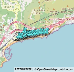 Mappa Via Guglielmo Marconi, 17019 Varazze SV, Italia (0.549)