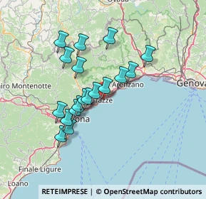 Mappa Via Guglielmo Marconi, 17019 Varazze SV, Italia (12.02333)