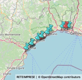 Mappa Via Guglielmo Marconi, 17019 Varazze SV, Italia (10.16417)