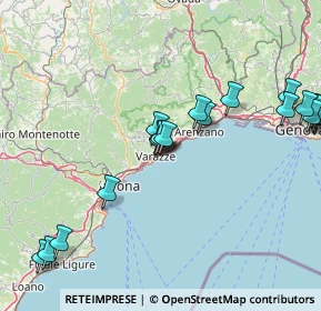 Mappa Via Guglielmo Marconi, 17019 Varazze SV, Italia (18.835)