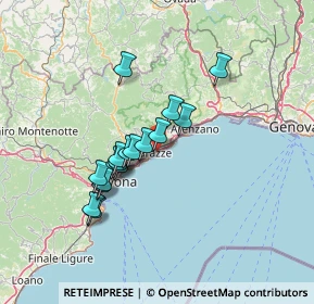 Mappa Via Guglielmo Marconi, 17019 Varazze SV, Italia (11.20824)