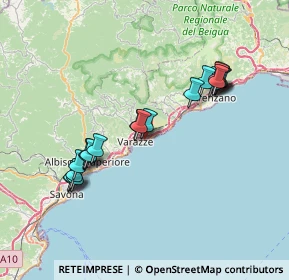 Mappa Via Guglielmo Marconi, 17019 Varazze SV, Italia (7.34)