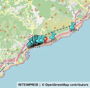 Mappa Via Guglielmo Marconi, 17019 Varazze SV, Italia (1.029)