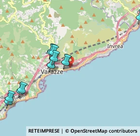 Mappa Via Guglielmo Marconi, 17019 Varazze SV, Italia (2.10385)