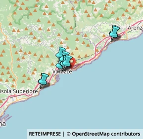 Mappa Via Guglielmo Marconi, 17019 Varazze SV, Italia (2.79154)