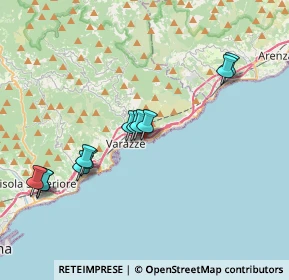 Mappa Via Guglielmo Marconi, 17019 Varazze SV, Italia (3.78917)