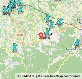 Mappa Via Ermena, 12080 Vicoforte CN, Italia (3.5035)