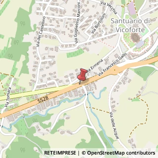 Mappa Strada Statale 28, 8/e, 12080 Vicoforte, Cuneo (Piemonte)