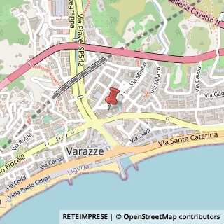 Mappa Piazza Madre Teresa Vallerga, 13, 17019 Varazze, Savona (Liguria)