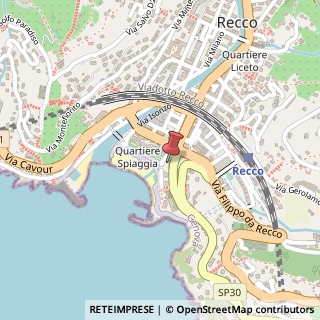 Mappa Lungomare Bettolo, 62, 16036 Recco, Genova (Liguria)