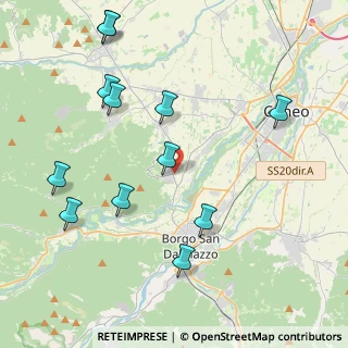 Mappa Via Cervasca, 12010 Vignolo CN, Italia (4.77083)