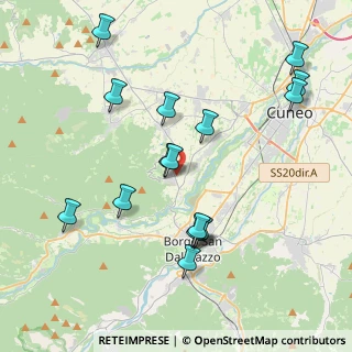 Mappa Via Cervasca, 12010 Vignolo CN, Italia (4.27063)