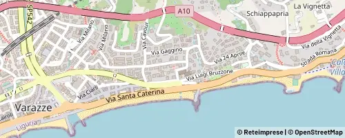 Mappa Varazze