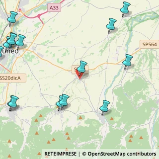 Mappa Via Rifreddo, 12081 Beinette CN, Italia (6.74333)