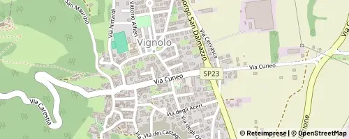 Mappa Vignolo