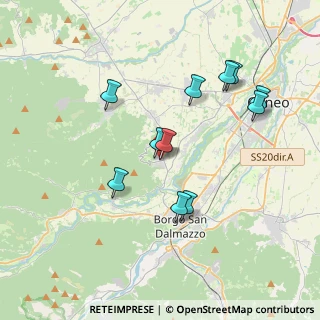 Mappa Via Rosoline, 12010 Vignolo CN, Italia (3.59273)
